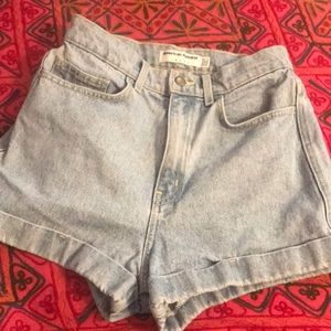 American Apparel Mom Shorts